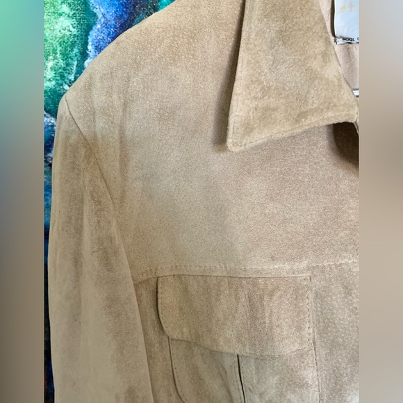 Vintage Old Mill Suede Jacket Sz. 48 - Picture 5 of 16